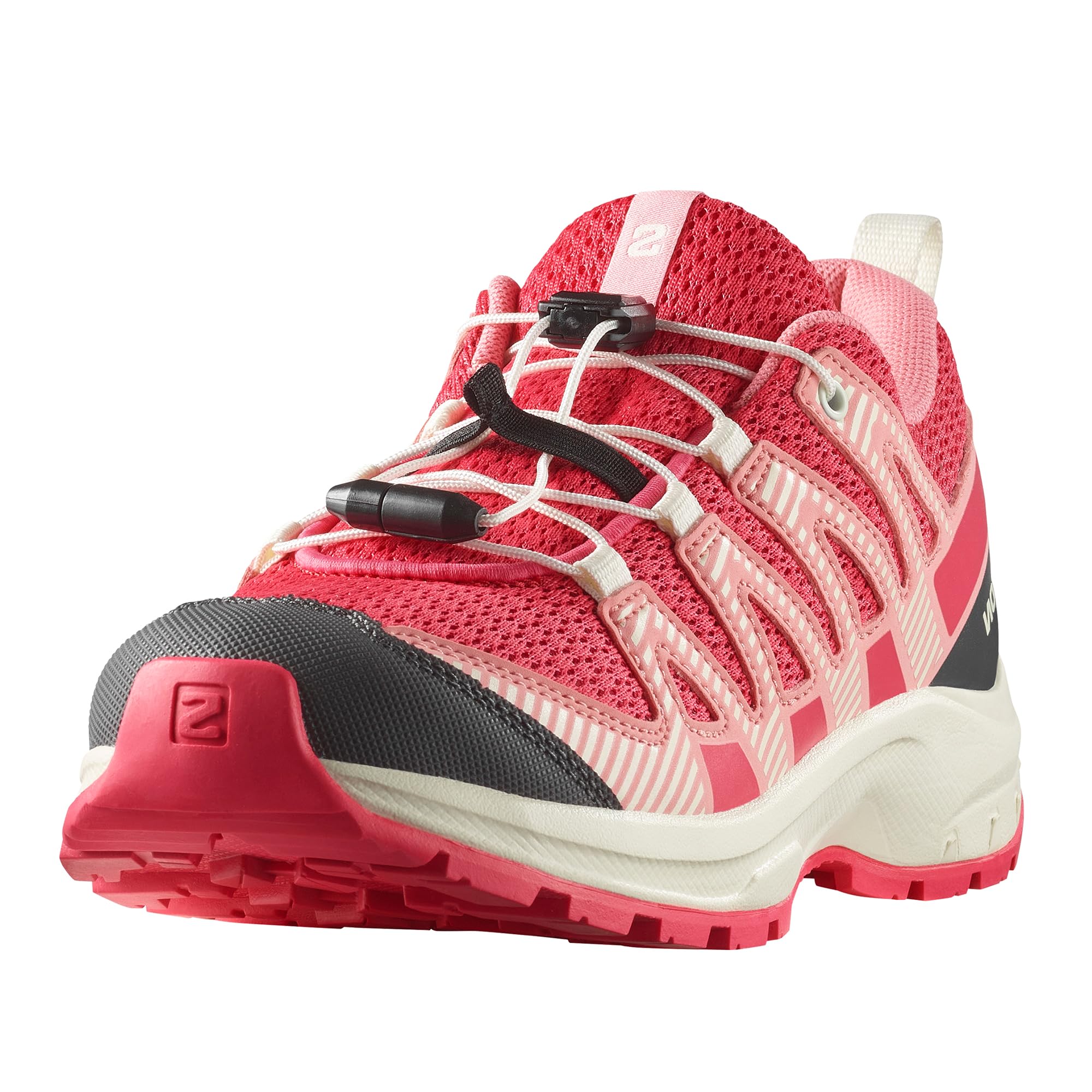 Salomon Junior XA PRO V8 Junior, Urban Chic/Black/Dark, uniwersalne buty turystyczne dla wygody, idealne do butów turystycznych i biegania w terenie, do przygód na świeżym powietrzu 8, Rouge czerwone