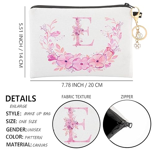 Miniatura 6 de Jom Tokoy Bolsa de maquillaje Letras Cremallera Bolsa Accesorios de viaje Organizador de cosméticos (J)