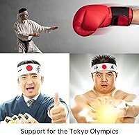 Vista 10 de Diadema reversible de guerrero, Bushido Hachimaki para karate, Halloween, sushi