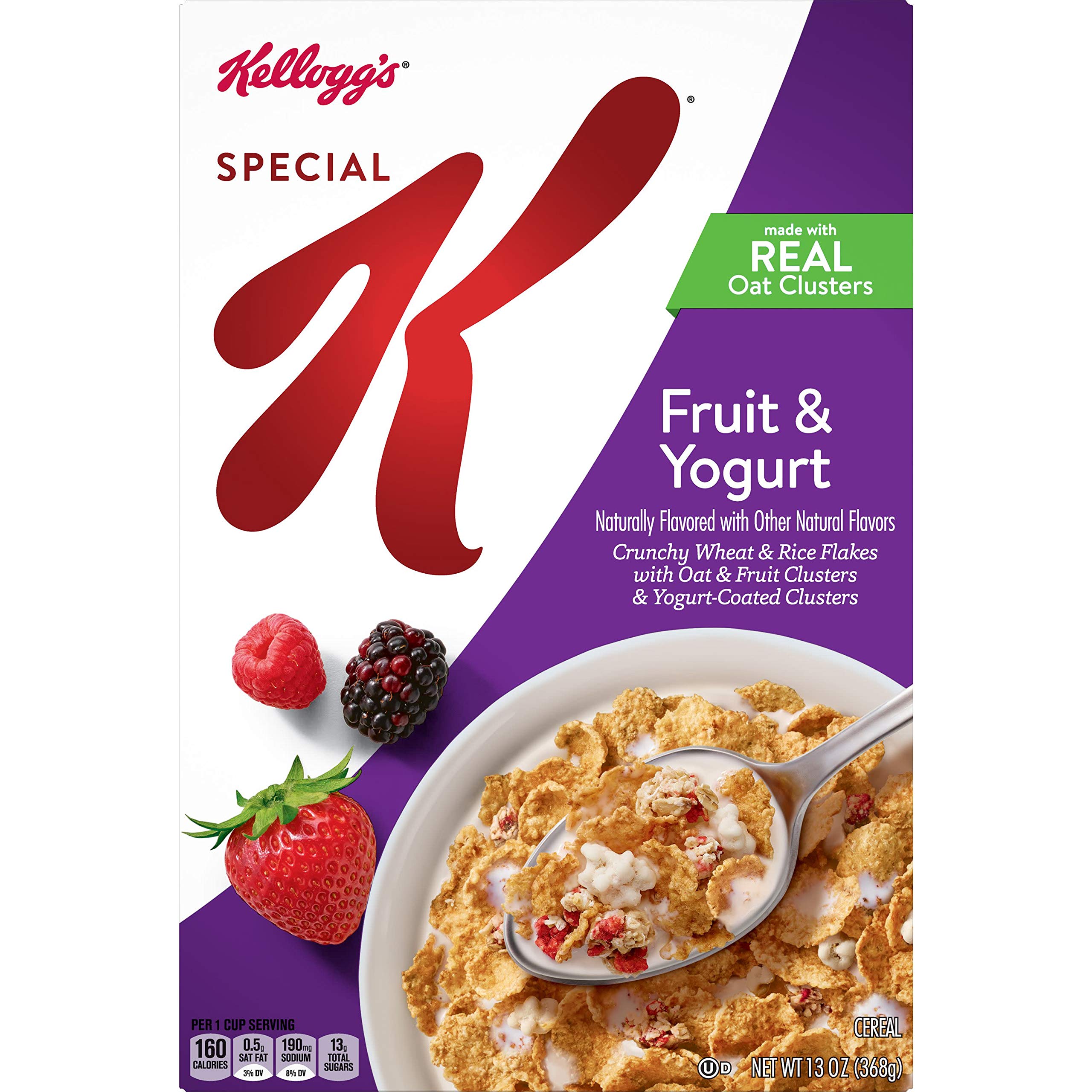 Kellogg’s Special K Breakfast Cereal, 11 Vitamins and Minerals, Made