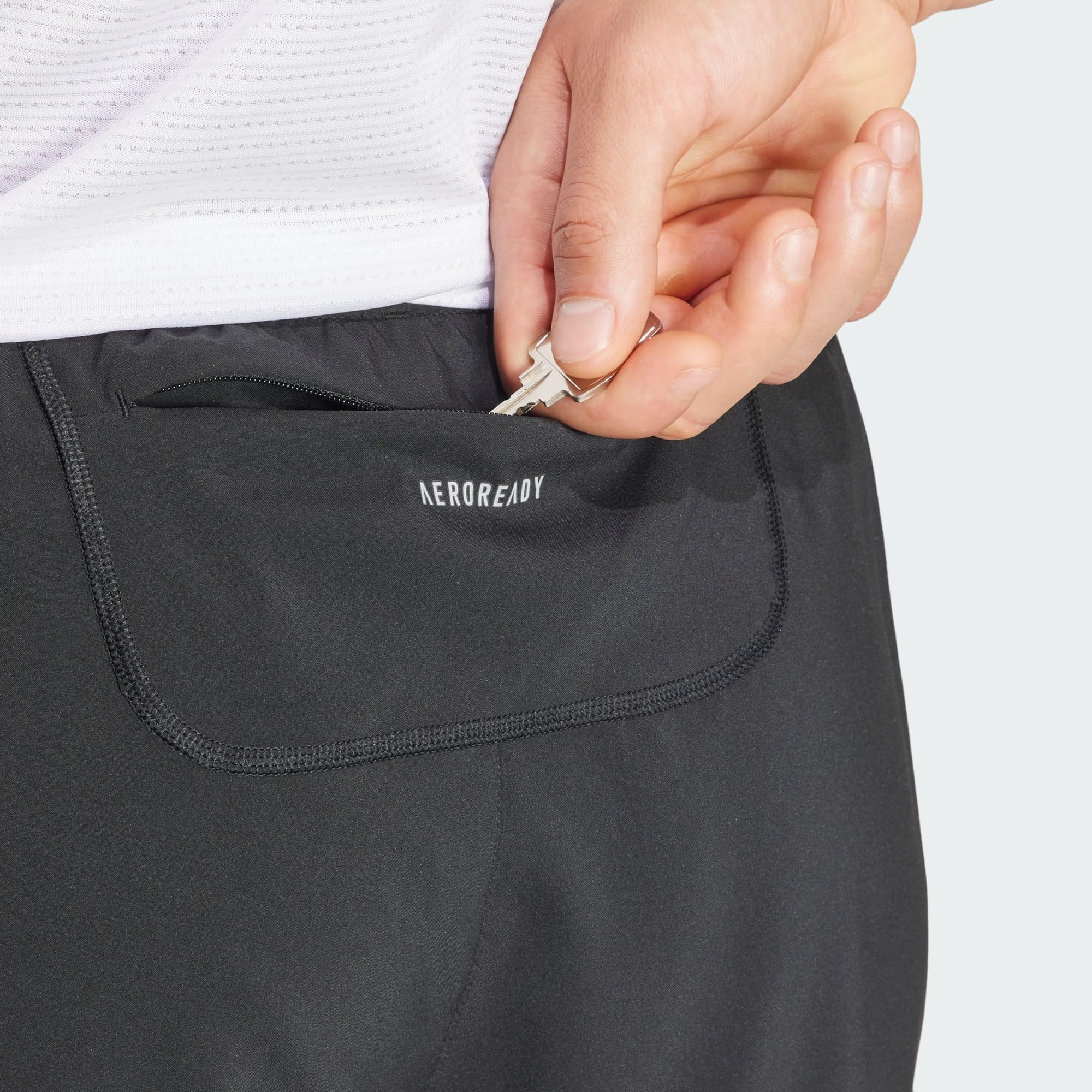 adidas Hombre Own The Run Shorts, Black, XL 9 Inch