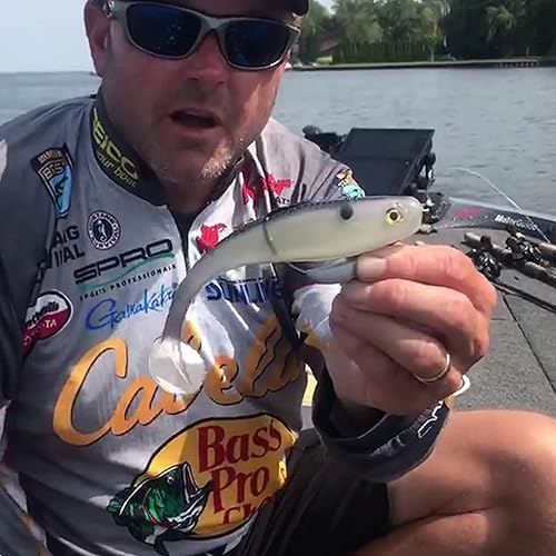 Miniatura 6 de Anzuelos de pesca con peso, anzuelos de Swimbait, ganchos sin malas hierbas con Twistlock, ganchos de gusano de plástico suave, ganchos de pesca