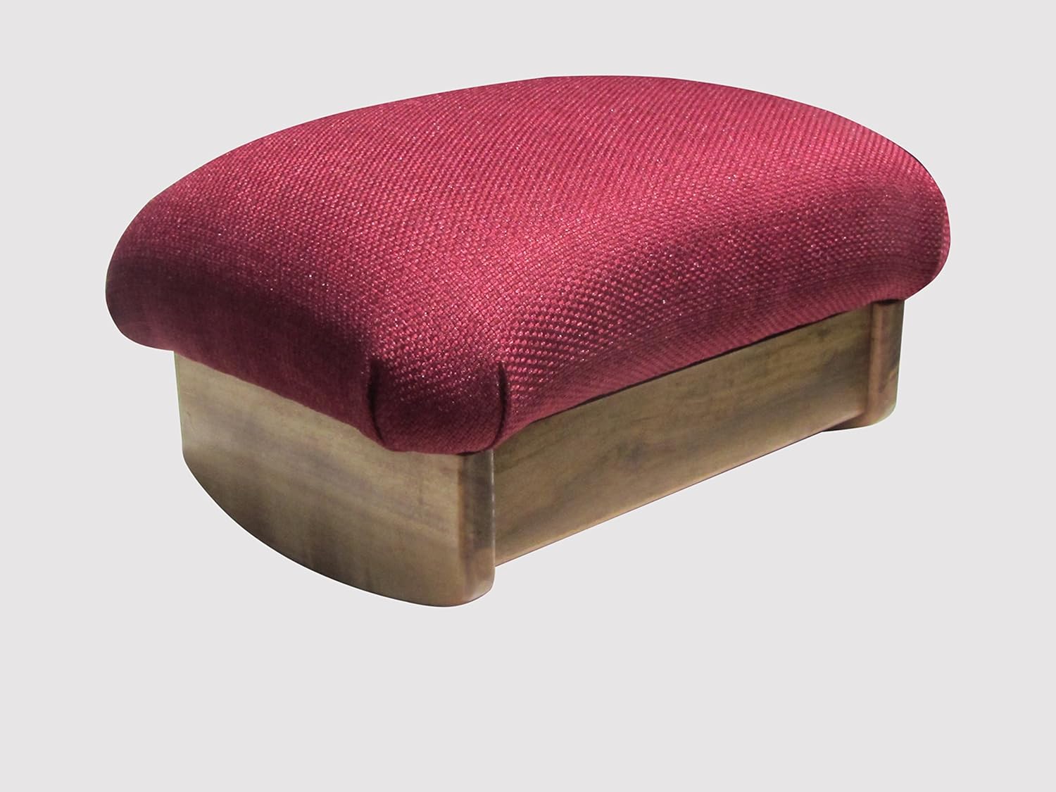 Rocking Foot Stool 6 1/2" Tall Maple Stain (Made in The USA)