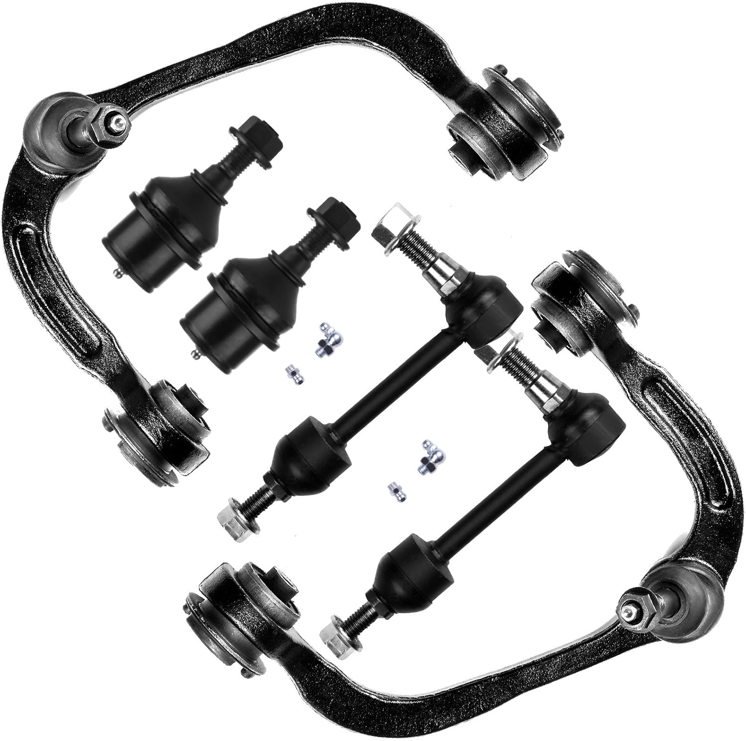 SCITOO fit 2005 for Ford for F-150 Front Sway Bar Link Lower Ball Joint Upper Control Arm Pack of 6