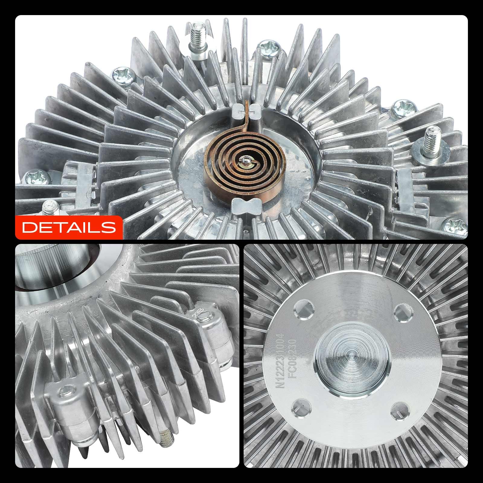 Frankberg Ventilador del radiador refrigeración del motor 21082EB30A | Compatible con: Pathfinder III R51, Navara D40 NP300, NP300 Navara Pick-up D23 D23T, Cabstar F24M F24W