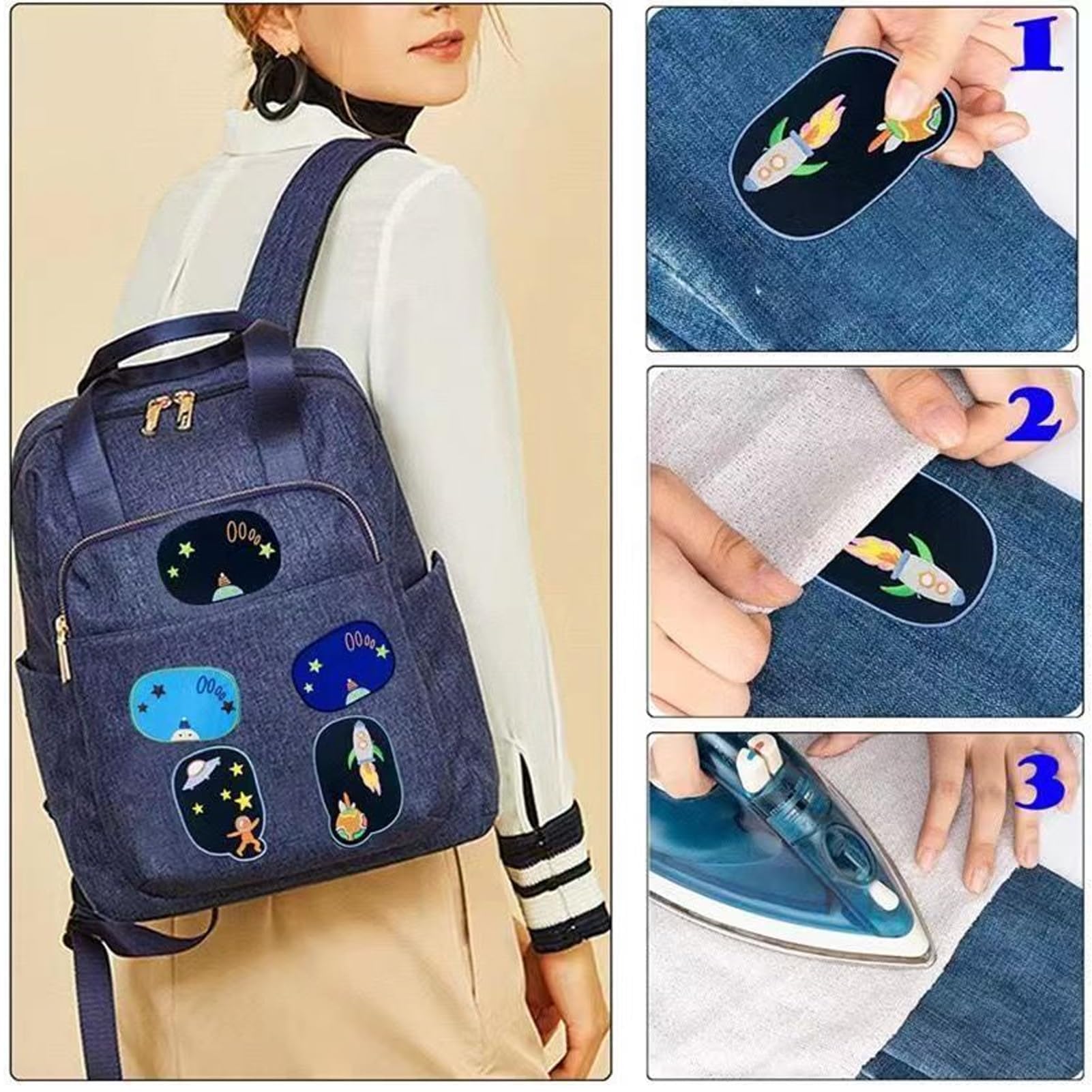 15 Toppe Termoadesive Per Bambini | Disegni Cartoon E Anime | Per Riparare E Decorare Vestiti | Facili Da Applicare - Foto 6