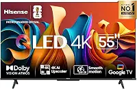 Hisense Smart TV UHD 4K QLED 55" Polegadas 55Q6N Google TV com HDR10+, Dolby Atmos, Sports Mode, Game Mode Plus e Compatível com Alexa