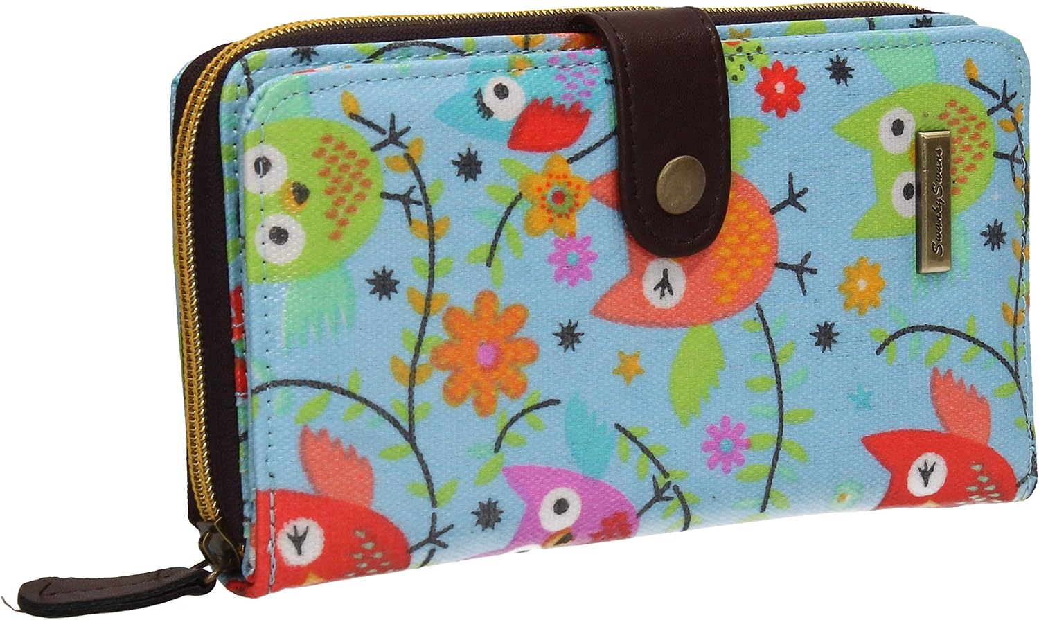 SwankySwans Polka DOT Women's Wallet, 427 Pink Blue, One Size, 427 pink