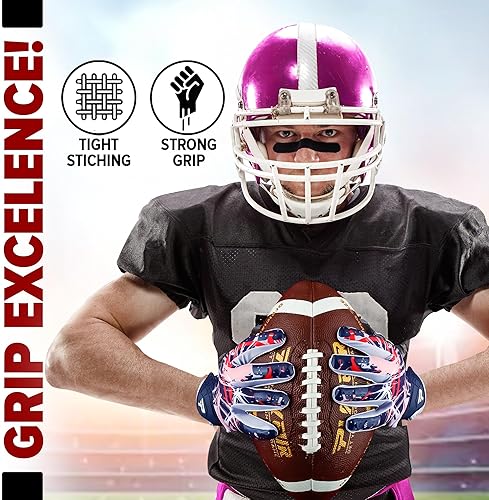 Miniatura 3 de Guantes de fútbol de la serie Cheetah Rapid Strike Series, libera velocidad, agarre supremo, rendimiento duradero para adultos, niños y jóvenes, el