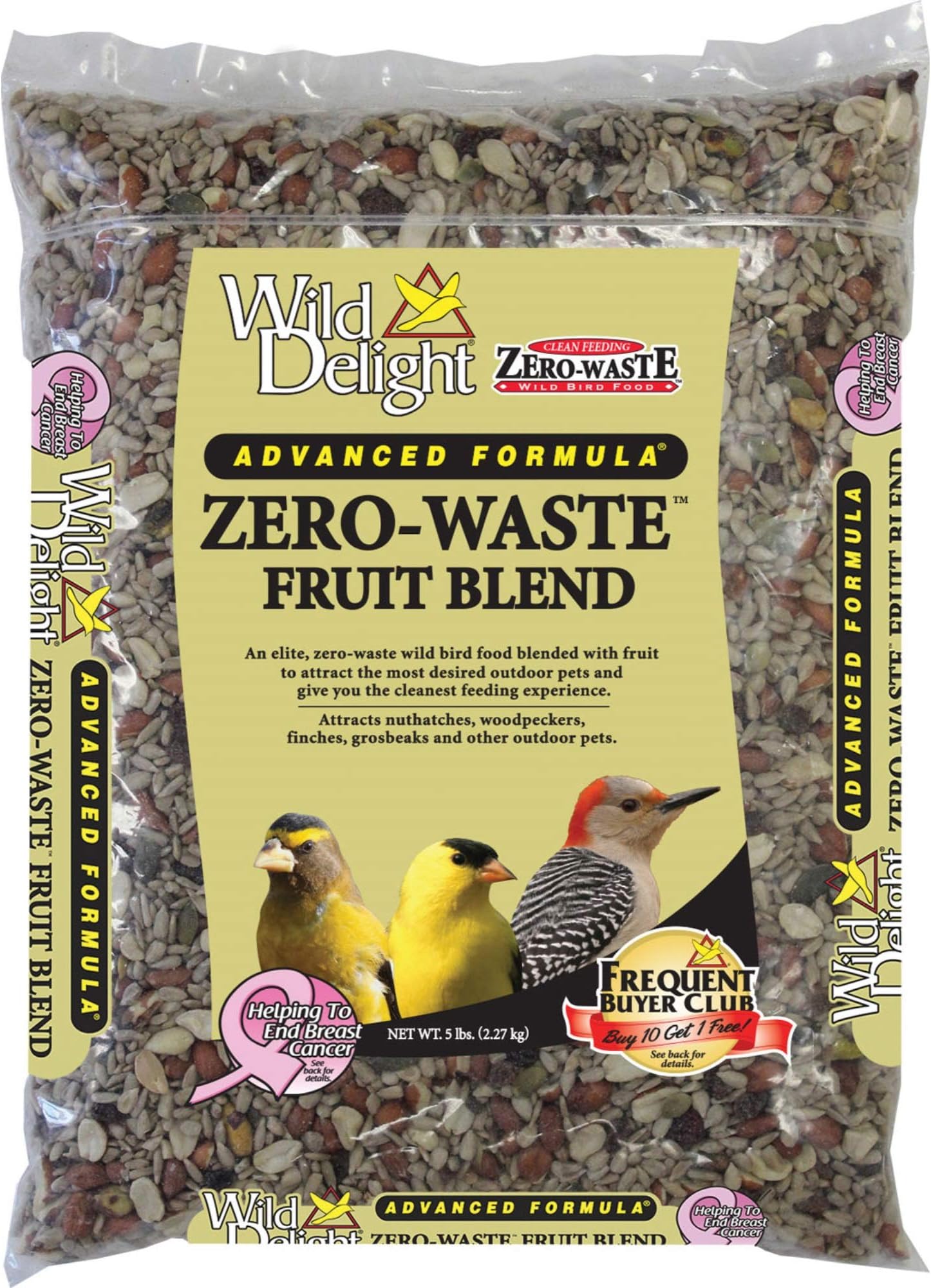 Zero-Waste Fruit Blend Bird Food, 5 Lb