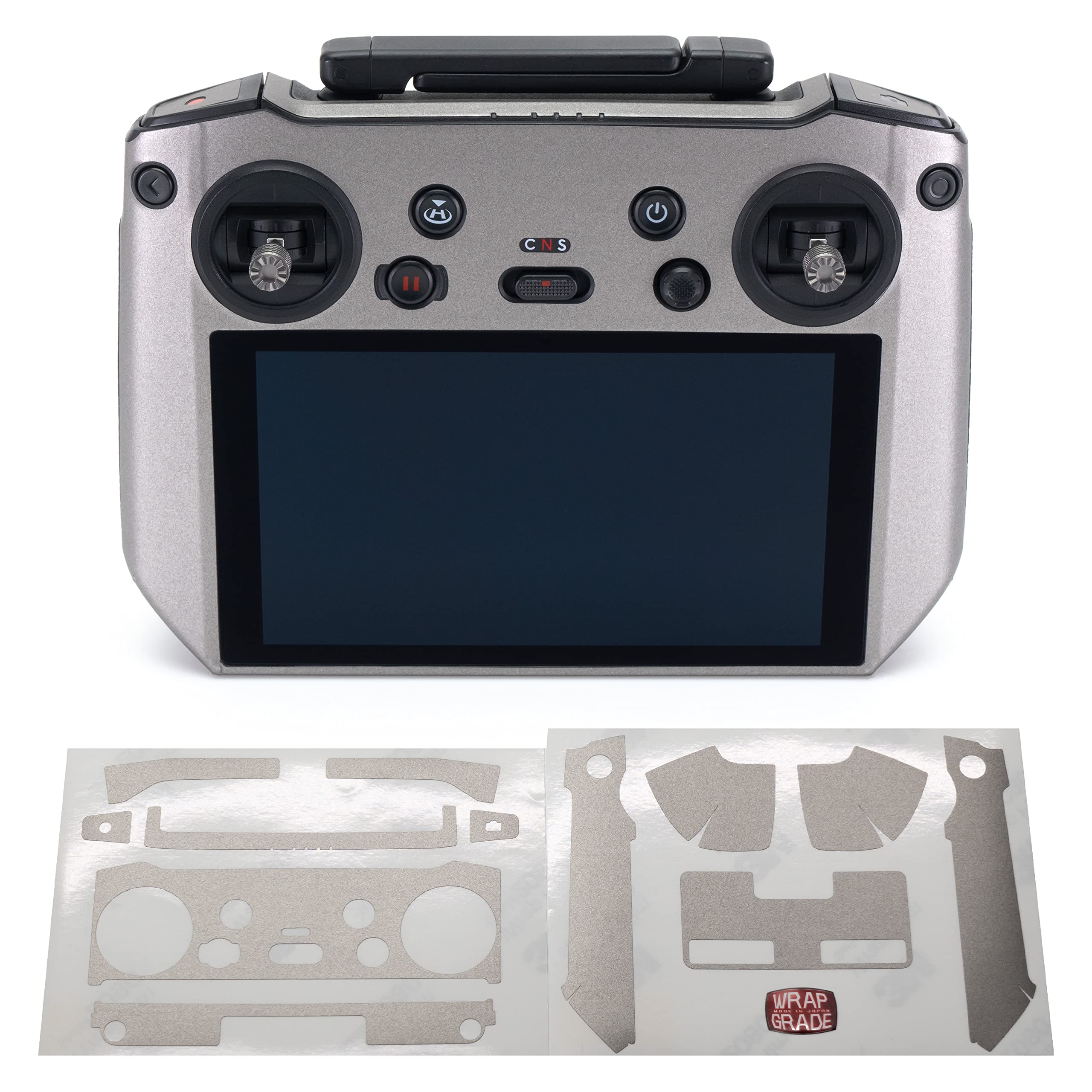 WRAPGRADE Skin Stickers for DJI RC PRO (TITANIUM)