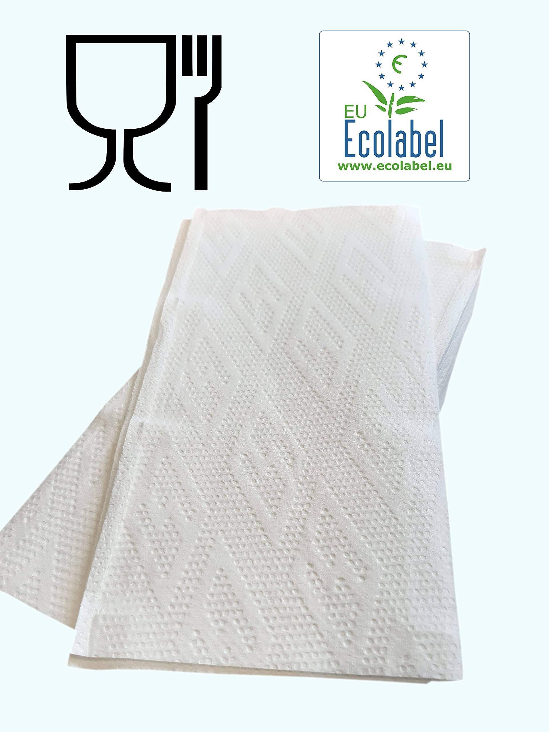 Carton 20 Paquets Essuie-Mains Pliés Z - 2700 Feuilles 2 Plis Micro Gaufrés - 100% Recycle - Fabriqué En France 21,5×22,5 Cm
