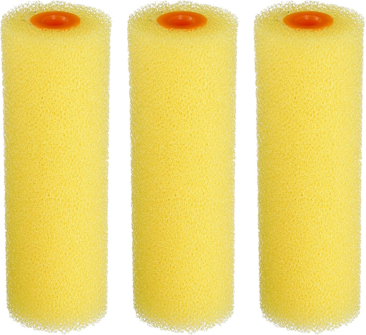 sourcing mapPaint Roller Cover 4 Inch Small Texture Sponge Brush for Household Wall Painting Treatment 3Pcs