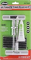 Vista 11 de Slime 20458 Kit de Parche y Tapón para Reparación de Neumáticos, Serie Pro, Lata de Almacenamiento, 10 Piezas
