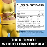 Vista 6 de Gomitas para quemar grasa matutina Pérdida de peso para mujeres y hombres Quemador termogénico de grasa abdominal con té verde, garcinia, grano