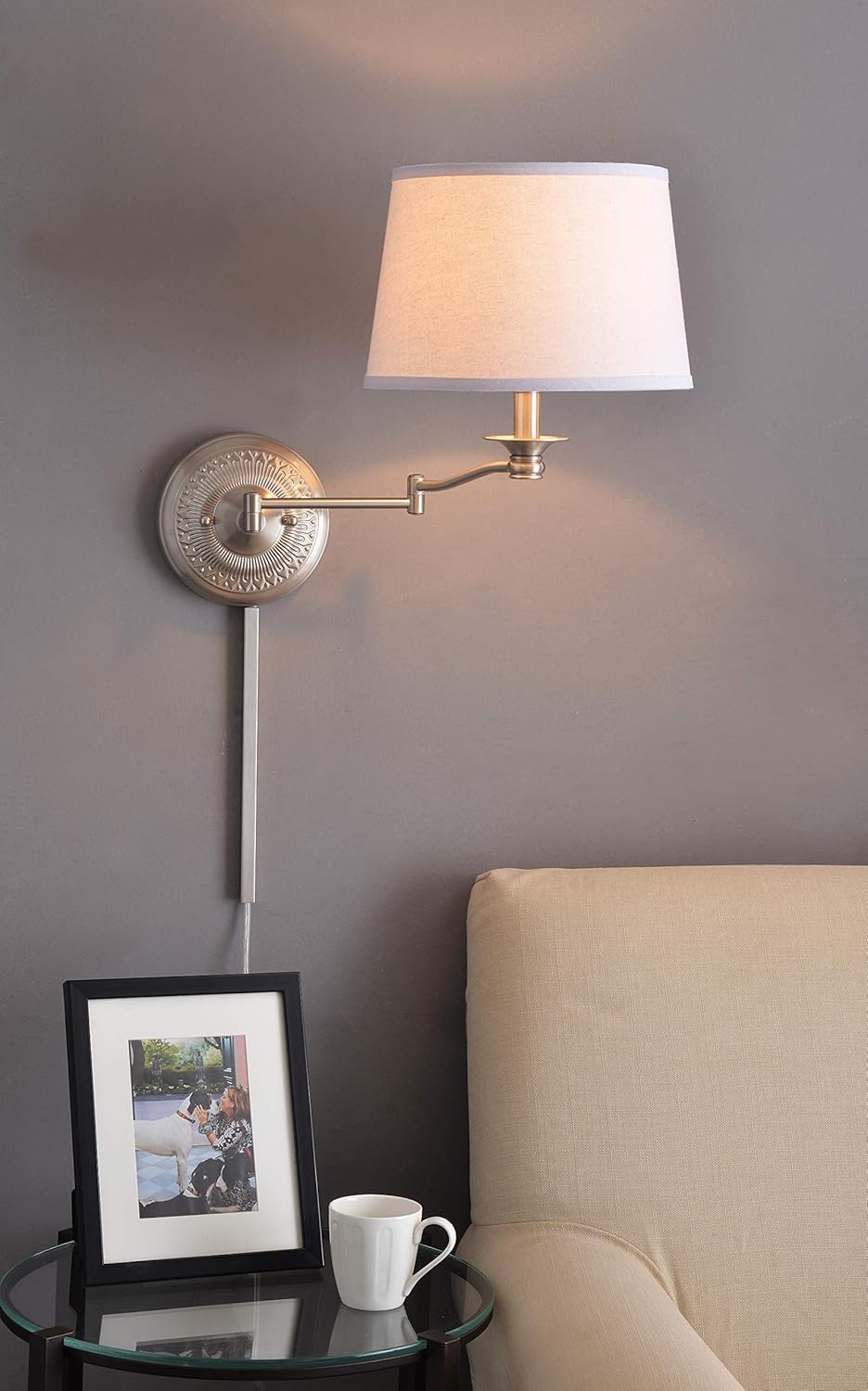 Super Cheap 🛒 Kenroy Home 32217BS Riverside Wall Swing Arms, Medium, Brushed Steel