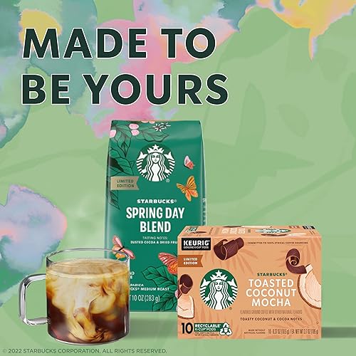 Vista 45 de Starbucks Pike Place Roast - Café molido con tostado medio, 100 % Arábica, 1 bolsa (28 onzas)