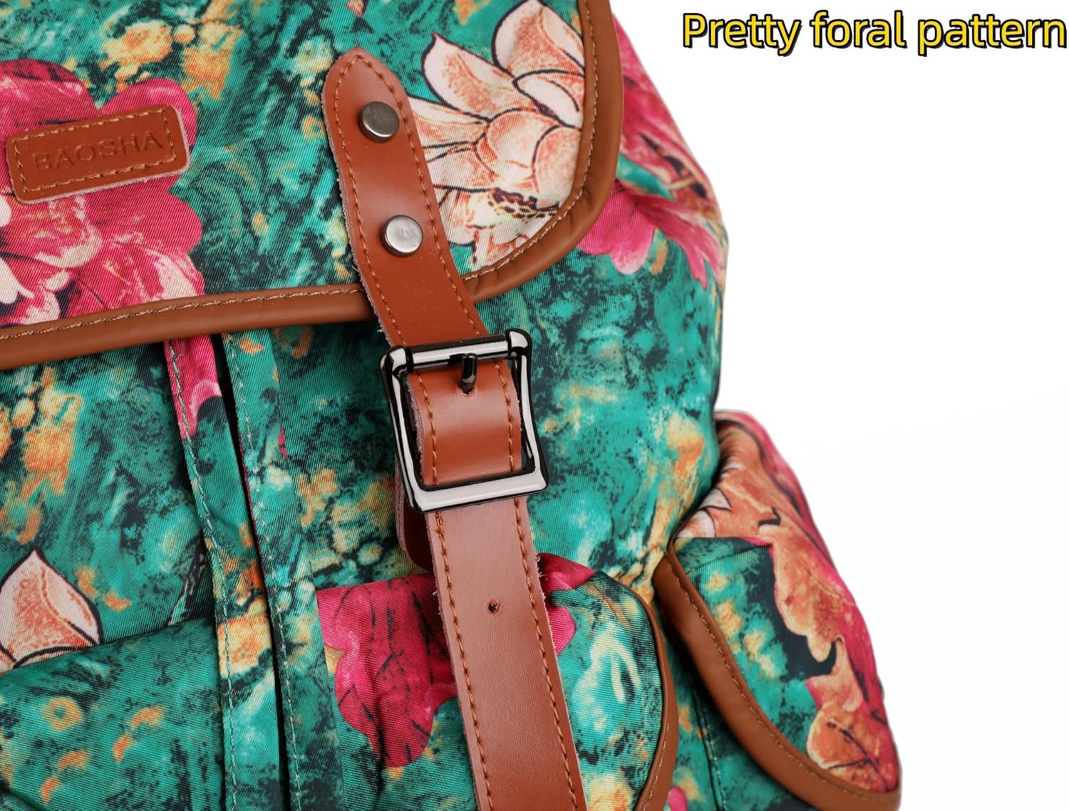 Large Women Laptop Backpack 15.6 inch Computer Backpack Travel Hiking Backpack With Free Toiletry bag CN-01 (BS) - Image 5