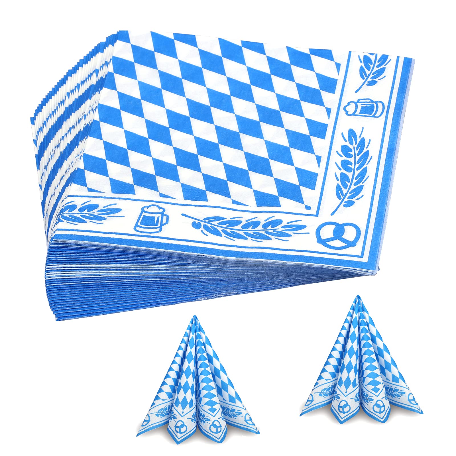 Beistle Lot De 48 Serviettes De Table Oktoberfest Oktoberfest De 16,5 X