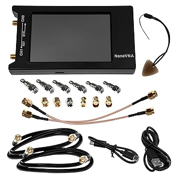 Nooelec NanoVNA-H 4 Premium Bundle - Vector Network Analyzer Kit from Authorized Distributor with 50kHz-1.5GHz+ Portable VNA (4