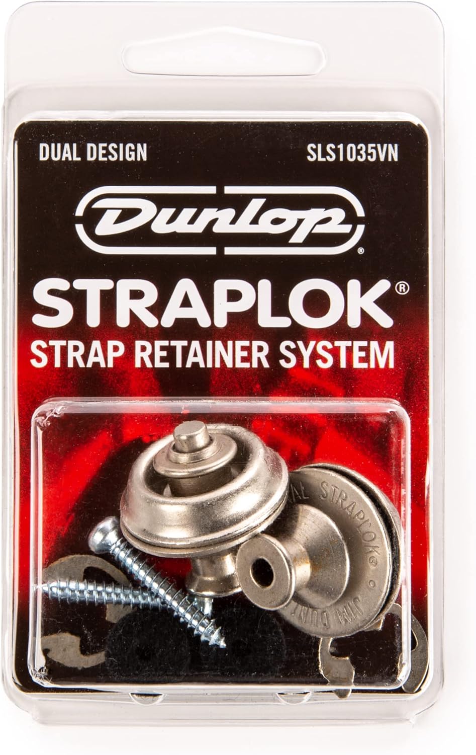 Dunlop Vintage Nickel Dual Design Guitar Strap Locks