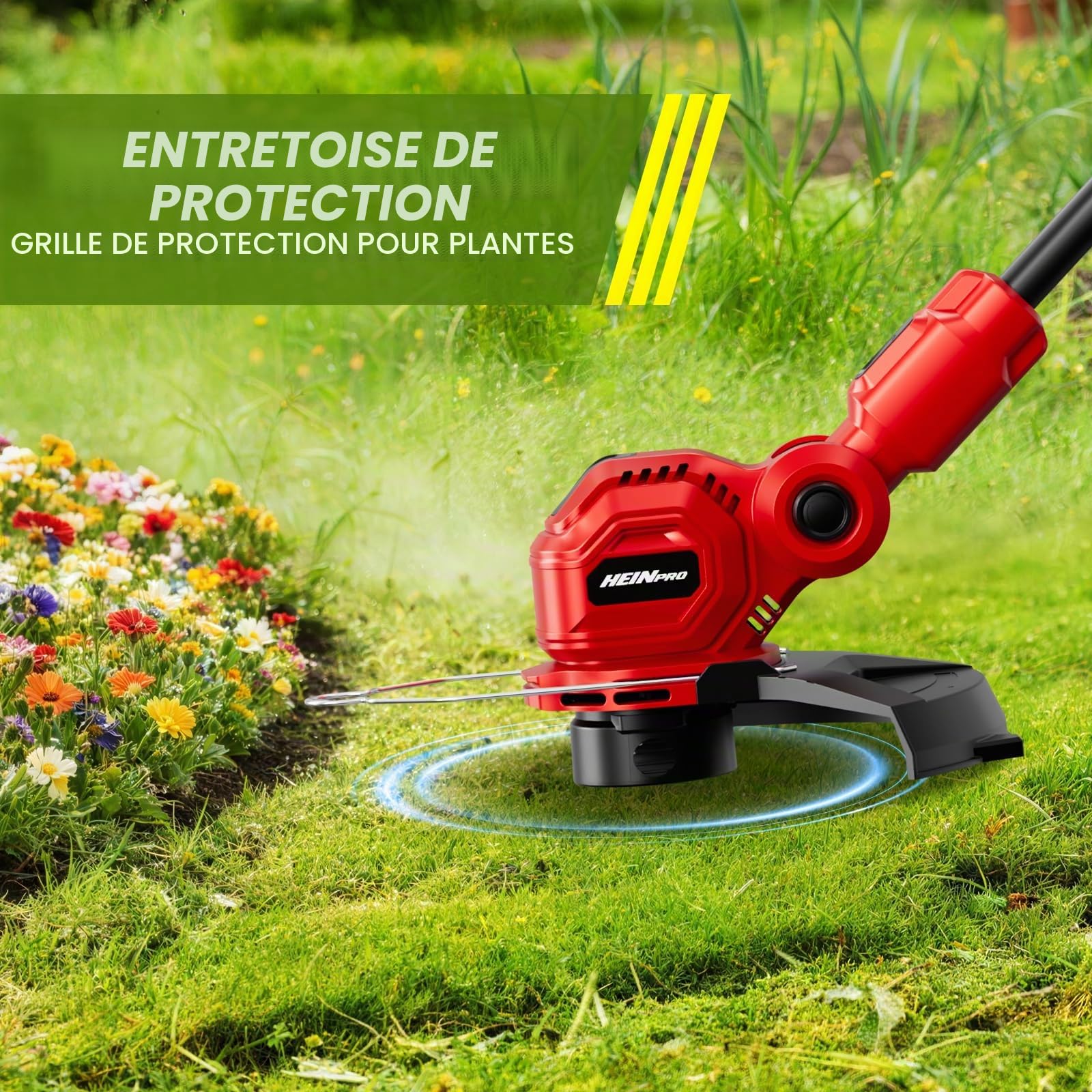 HEINPRO Débroussailleuse sans fil compatible avec batterie Milwaukee M18