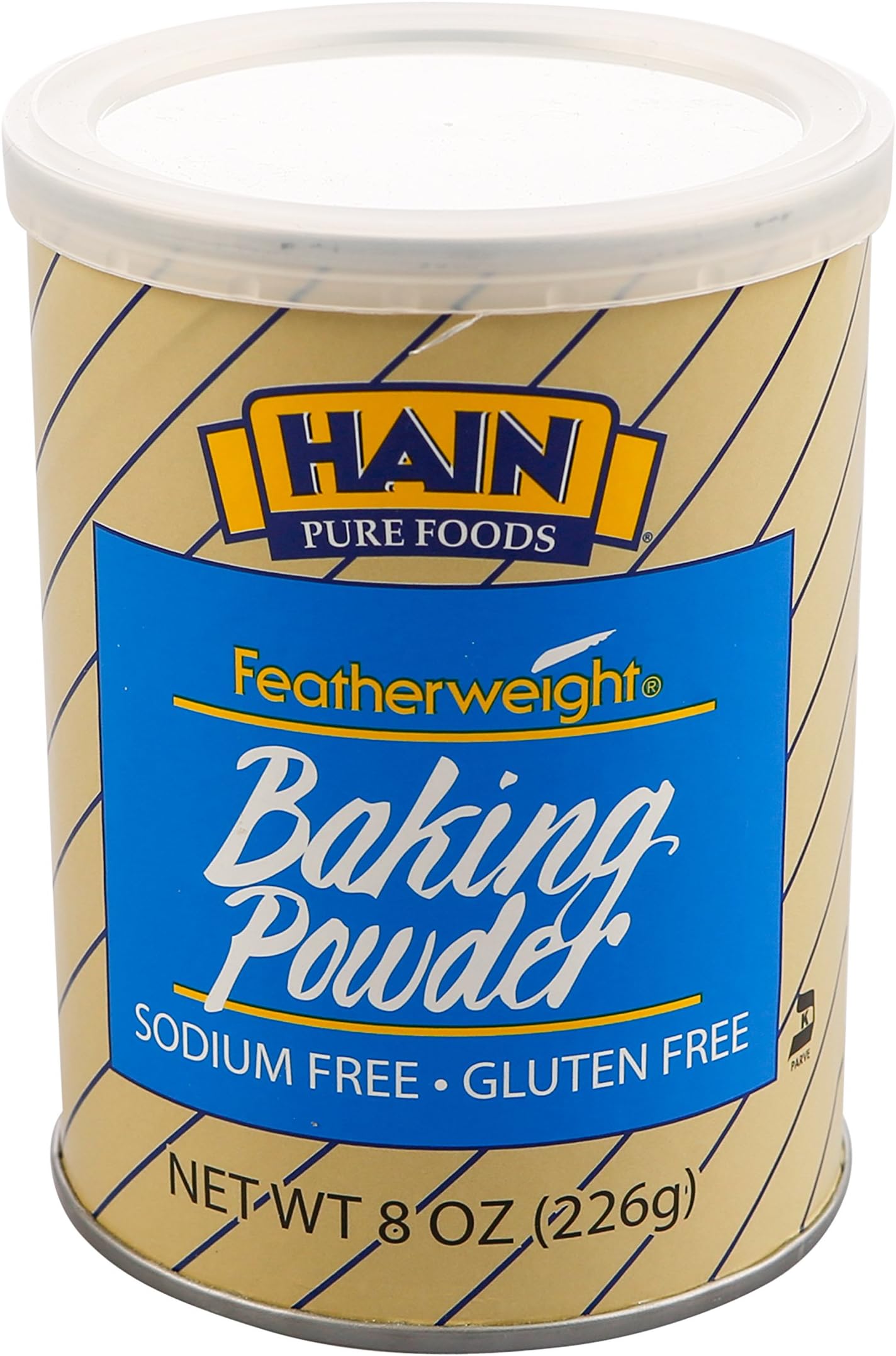 Hain Pure Foods Gluten-Free Featherweight Baking Powder, 8 oz.
