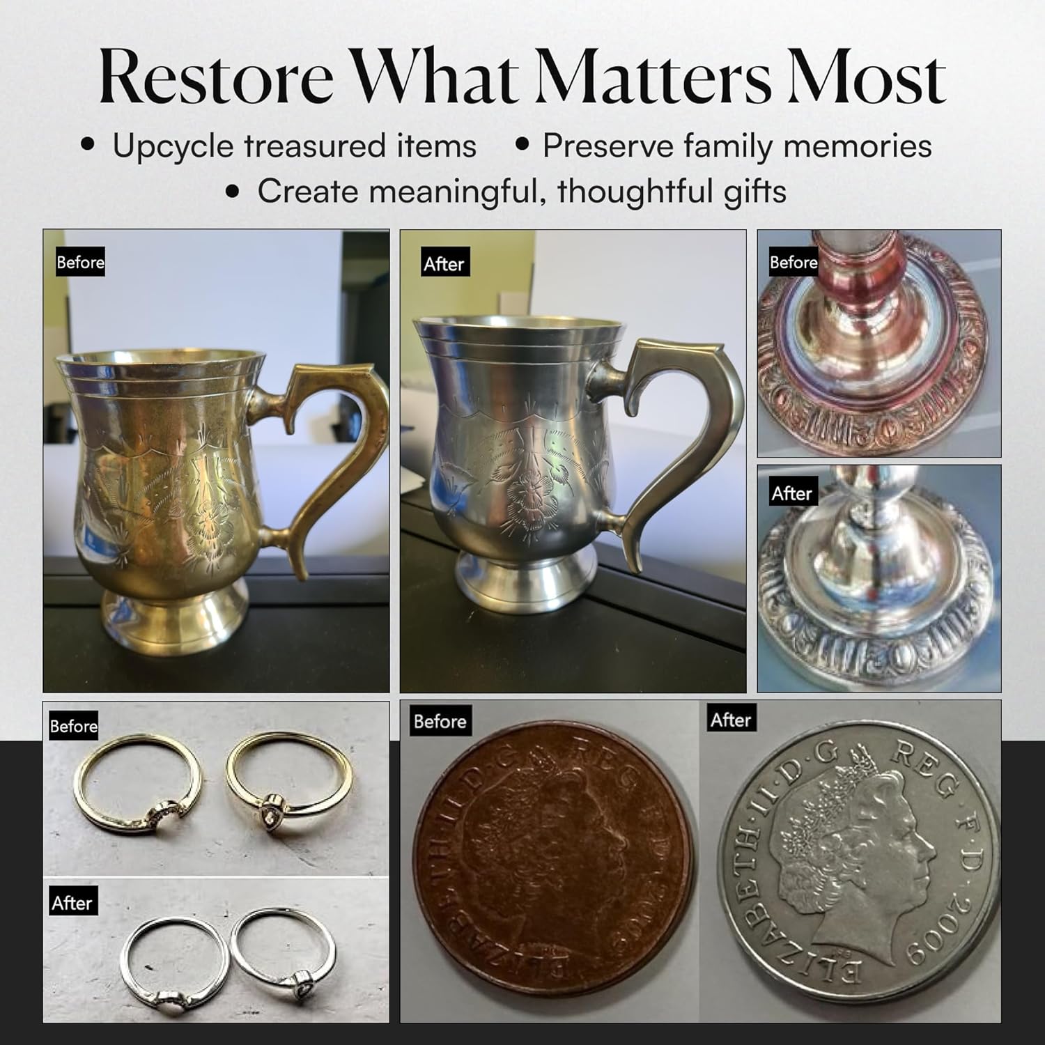 Nushine Silver Plating Solution 1.7 Oz - permanently plate PURE SLIVER onto worn silver, brass, copper and bronze (ecofriendly formula)