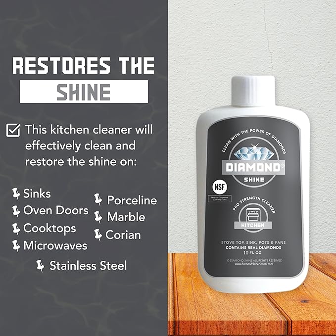 Diamond Shine Ultimate Cooktop Cleaner Combo Pack miniatura 3