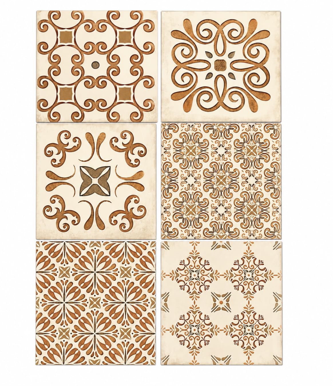 Stock Ceramiche Mattonelle Gres effetto Vintage 15,2x15,2 cm 48 Pz (1 mq)