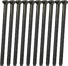 Black Nickel Long Electrical Socket Switch Screws (10, 50mm)