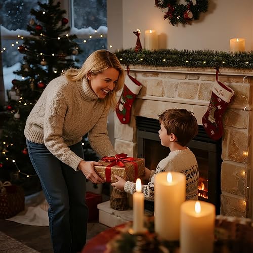 Miniatura 7 de Decoración de guirnalda de Navidad de 50 pies guirnalda artificial no iluminada, vegetación suave, decoración de vacaciones al aire libre o