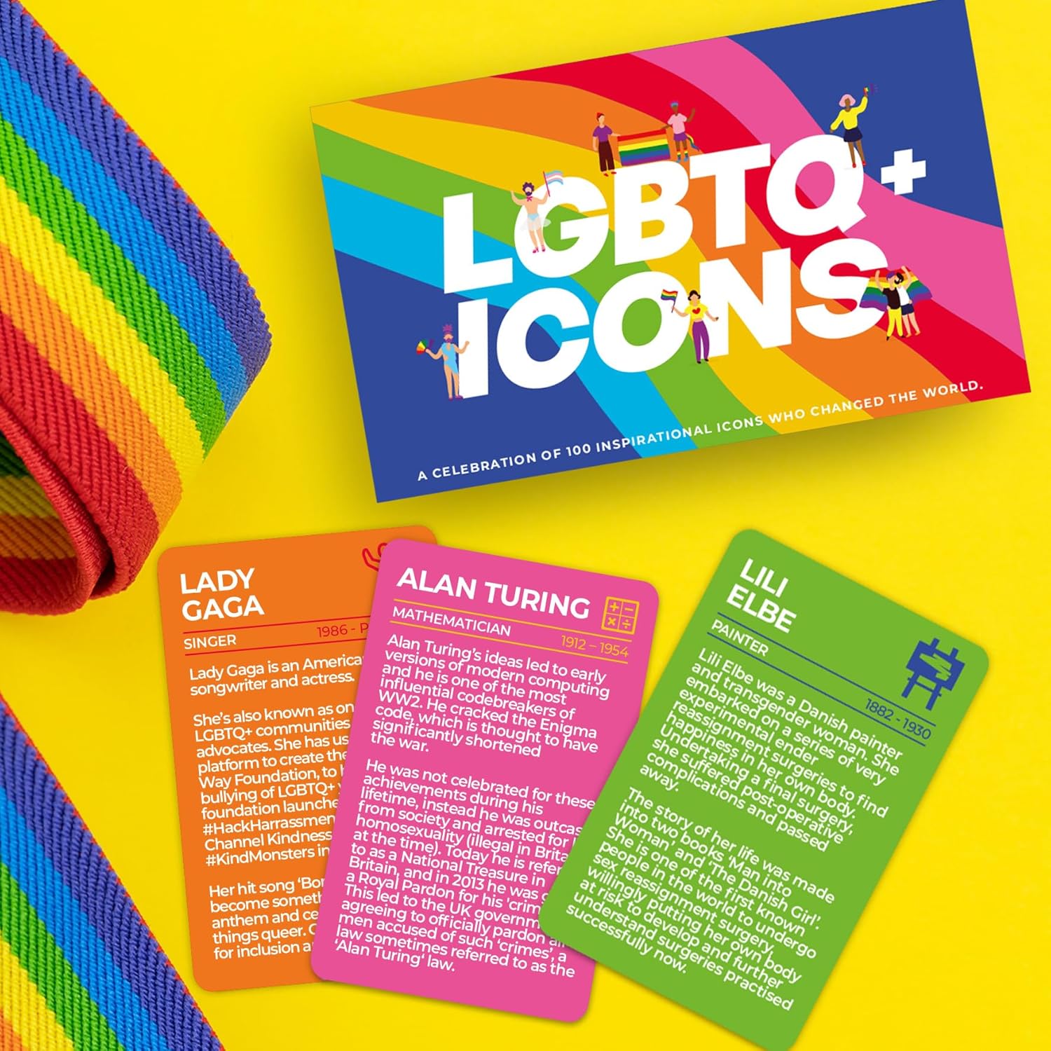 LGBTQ+ Icons Cards - Extraordinary Stories of Those who Have impacted the Past.