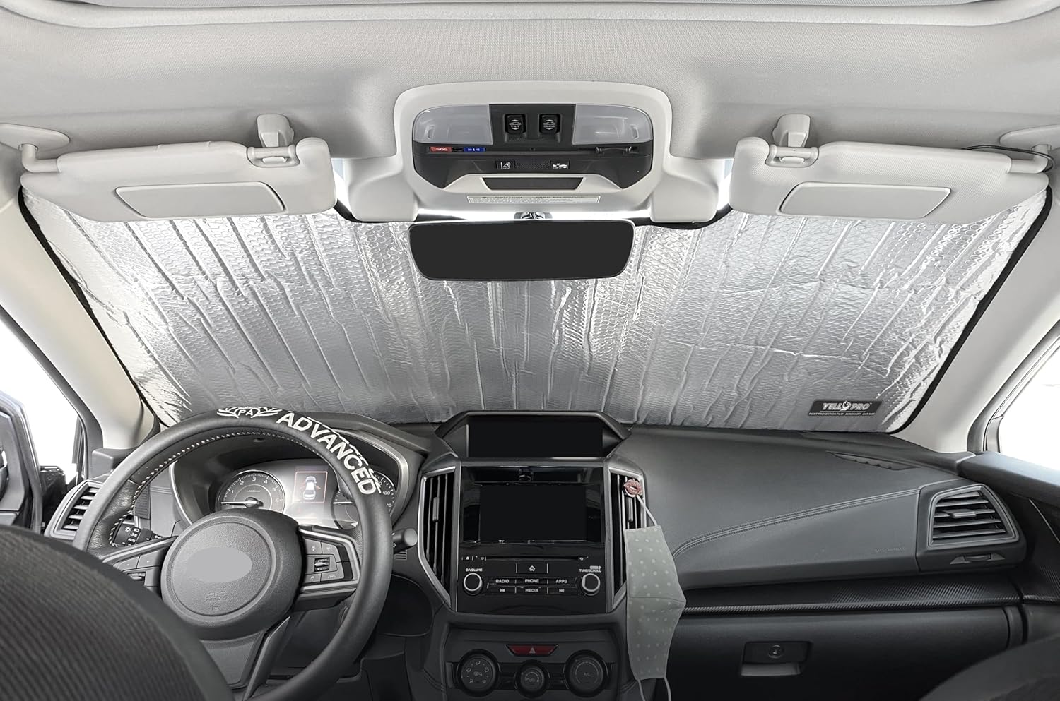 YelloPro Custom Fit Automotive Reflective Front Windshield Sunshade Accessories UV Reflector Sun Protection for 2018 2019 2020 2021 2022 2023 Subaru Crosstrek, 2.0i Premium Limited Wagon [Made in USA]