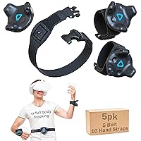 Vista 41 de Skywin VR Tracker Belt & VR Tracker Straps for HTC Vive System, 2 Pack Adjustable Belt and Hand Straps for VR Full Body Tracking