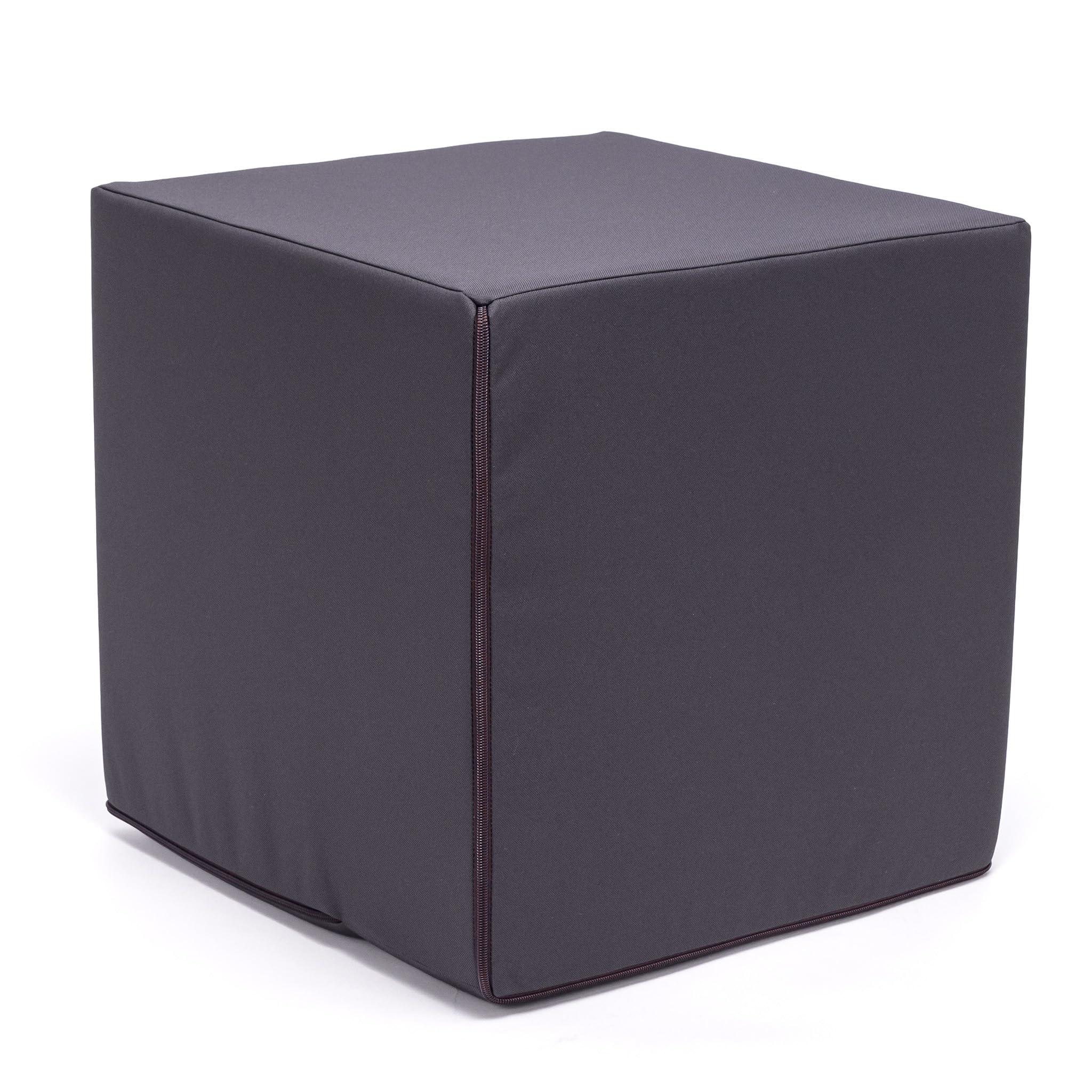 ECOPOUF – Kostka Outdoor – Wygodna Pufa – Lekkie Krzesło do Siedzenia – do Ogrodu, Pokoju Dziecięcego, na Balkon, Kemping – Tkanina Wodoodporna i Odporna na UV – 40 x 40 x 40 cm Block M11