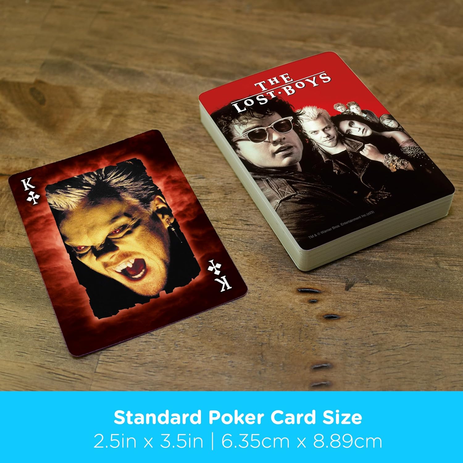 Aquarius Lost Boys Playing Cards - Movie Themed Deck of Cards for Your Favorite Card Games - Officially Licensed Merchandise & Collectibles