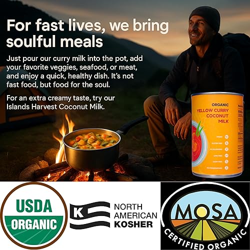 Miniatura 5 de Islands Harvest Curry amarillo orgánico paquete de 3  Vegano, Kosher, Halal, sin OMG, curry amarillo orgánico USDA  puro sin sabores artificiales,
