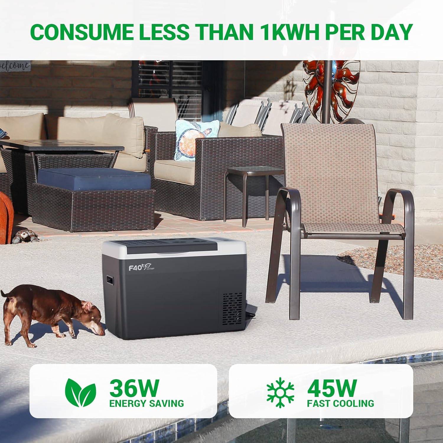 30-Quart Portable Refrigerator