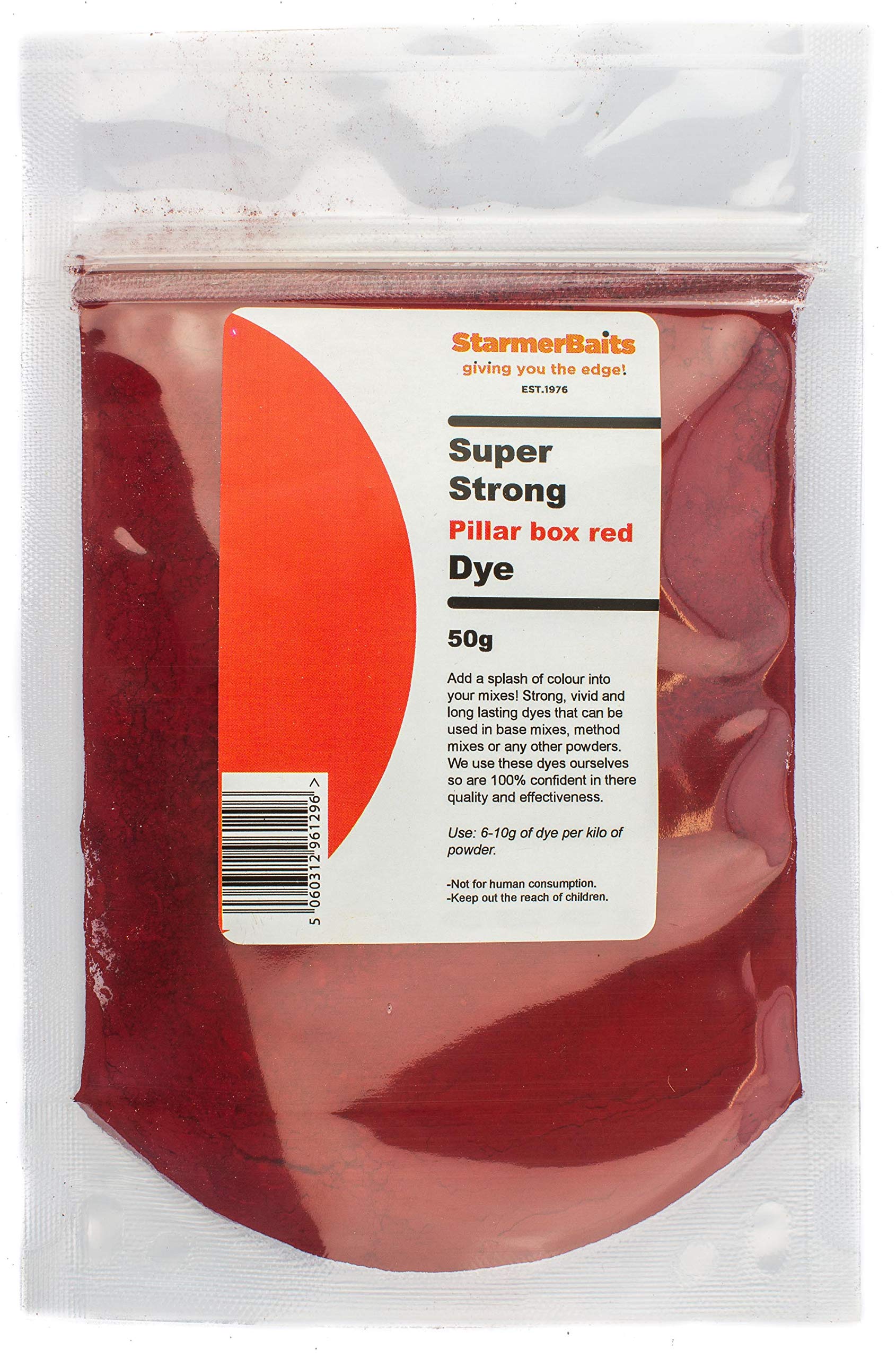 starmerbaits Dye: Piller box red | Size: 1000g