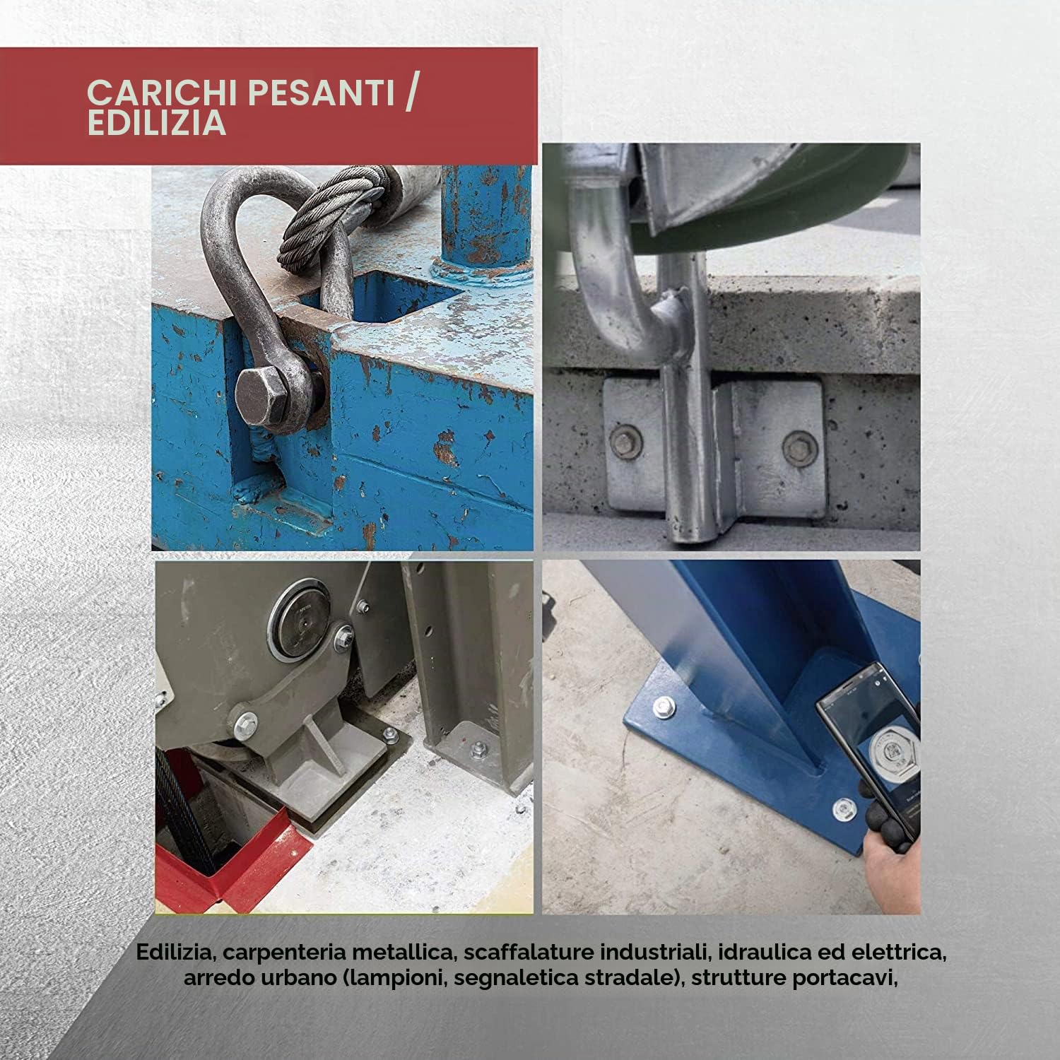 BULLONI ESPANSIONE M8-10 10 Pezzi Acciaio Galvanizzato Tasselli Muro Cemento Armato