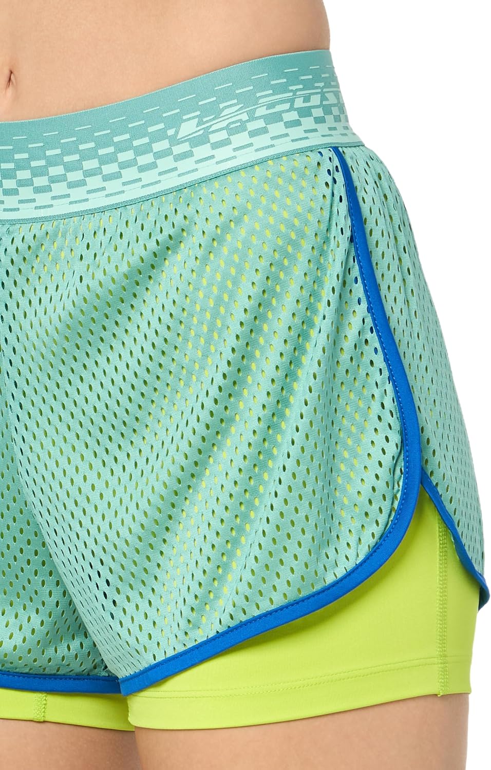 Lacoste Women's Sport Tennis Shorts Ultra Dry with Built-in Undershorts