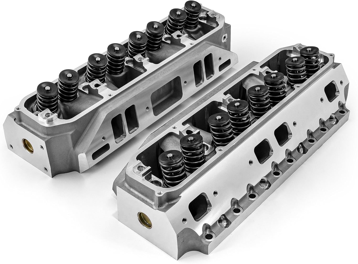 Assembled Aluminum Cylinder Heads for Mopar/Chrysler Big Block 361/383 / 400/413 / 426/440 265cc/74cc - Hydraulic Flat Compatible, Springs/Valves/Retainers Installed - Speedmaster PCE281.2140
