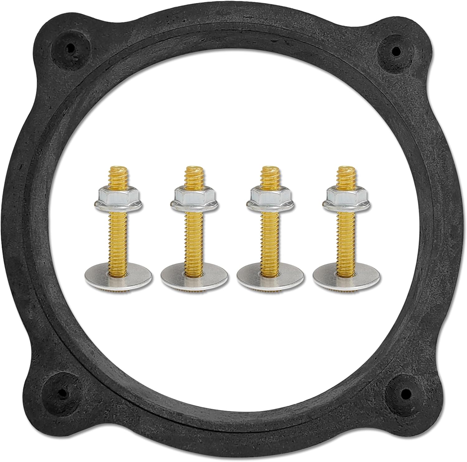 385310063 SE341549 Floor Flange Seal and Mounting Kit Replacement for Select Dometic/Sealand 506+, 510+, 511H, 706, 806, 2010, 2011, RV Toilets Repair Kit with Closet Bolts