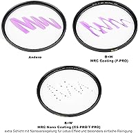 Vista 7 de Filtro de protección transparente B + W para lente de cámara, soporte Titan ultra delgado (T-PRO), 007, HTC, 16 capas multiresistentes y nano