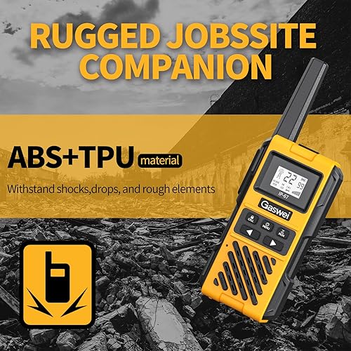Miniatura 4 de G1pro - Walkie Talkies profesionales para adultos, radios bidireccionales recargables de largo alcance, radio de emergencia de 2 vías, impermeable,