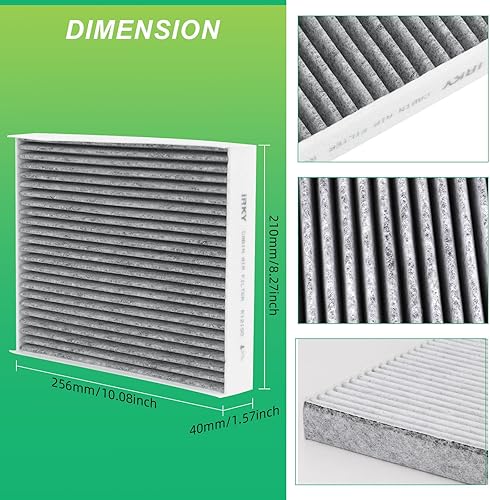 Miniatura 5 de Filtro de aire de cabina de repuesto FL3Z19N619A con carbón activado compatible con Ford F-150 F-250 F-350 F-450 F-550 SUPER DUTY 2015-2022