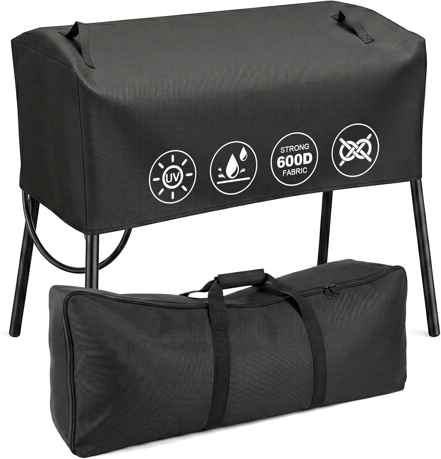 QuliMetal Patio Cover and Carry Bag for Camp Chef 3 Burner Stoves
