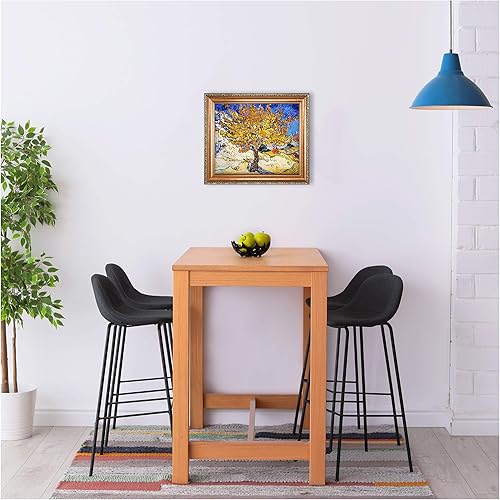 Miniatura 791 de A&T ARTWORK The Starry Night de Vincent Van Gogh. Tamaño del marco: 36 x 30 pulgadas, tamaño de la imagen: 30 x 24 pulgadas, reproducciones clásicas