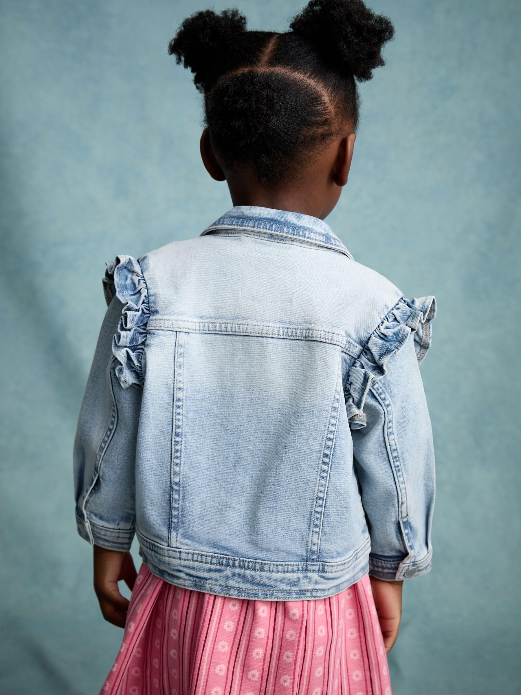 NEXT Fille Veste en Jean à Volants